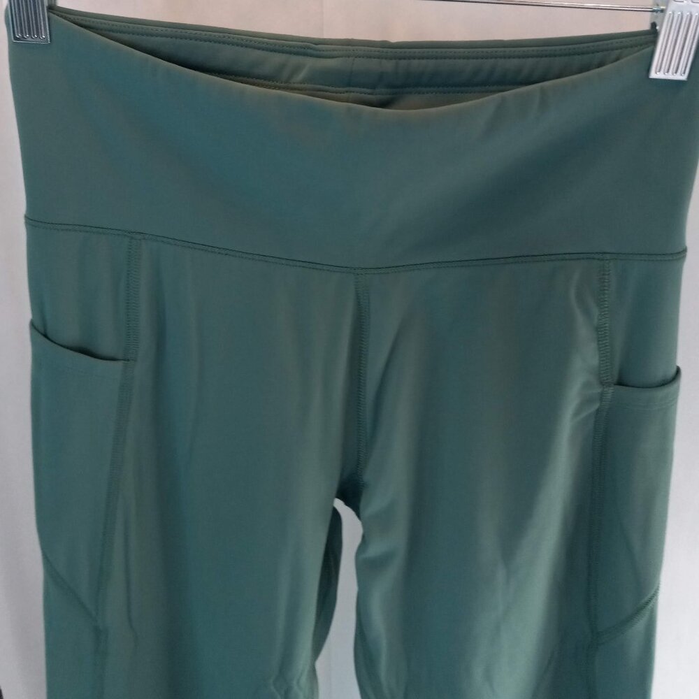 Green/Teal Aeropostale Leggings with Pockets Size Medium